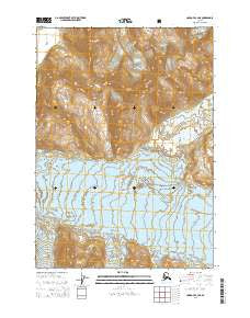 Cordova C-2 NE Alaska Current topographic map, 1:25000 scale, 7.5 X 7.5 Minute, Year 2014