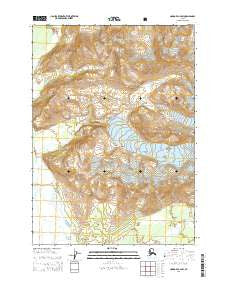 Cordova C-2 SW Alaska Current topographic map, 1:25000 scale, 7.5 X 7.5 Minute, Year 2014
