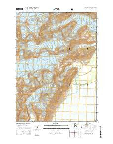 Cordova C-3 SW Alaska Current topographic map, 1:25000 scale, 7.5 X 7.5 Minute, Year 2014