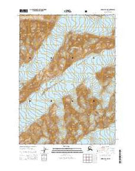 Cordova C-4 NE Alaska Current topographic map, 1:25000 scale, 7.5 X 7.5 Minute, Year 2014