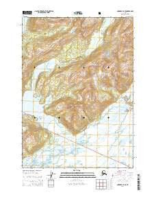 Cordova C-5 SE Alaska Current topographic map, 1:25000 scale, 7.5 X 7.5 Minute, Year 2014