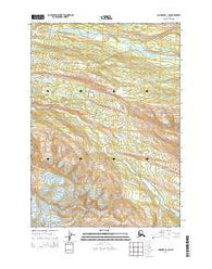 Cordova D-1 NE Alaska Current topographic map, 1:25000 scale, 7.5 X 7.5 Minute, Year 2014