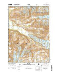 Cordova D-1 SW Alaska Current topographic map, 1:25000 scale, 7.5 X 7.5 Minute, Year 2014