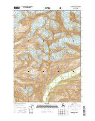 Cordova D-4 SW Alaska Current topographic map, 1:25000 scale, 7.5 X 7.5 Minute, Year 2014
