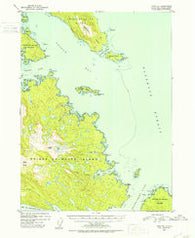 Craig B-1 Alaska Historical topographic map, 1:63360 scale, 15 X 15 Minute, Year 1950