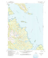 Craig B-1 Alaska Historical topographic map, 1:63360 scale, 15 X 15 Minute, Year 1949