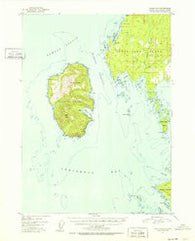 Craig D-6 Alaska Historical topographic map, 1:63360 scale, 15 X 15 Minute, Year 1951