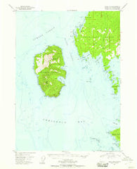 Craig D-6 Alaska Historical topographic map, 1:63360 scale, 15 X 15 Minute, Year 1951