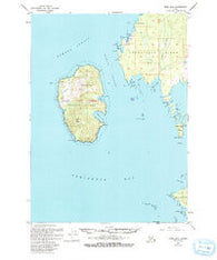 Craig D-6 Alaska Historical topographic map, 1:63360 scale, 15 X 15 Minute, Year 1951