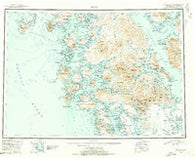Craig Alaska Historical topographic map, 1:250000 scale, 1 X 2 Degree, Year 1952