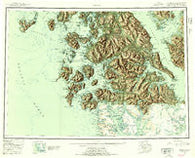 Craig Alaska Historical topographic map, 1:250000 scale, 1 X 2 Degree, Year 1952