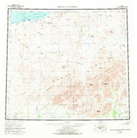 De Long Mountains Alaska Historical topographic map, 1:250000 scale, 1 X 3 Degree, Year 1955
