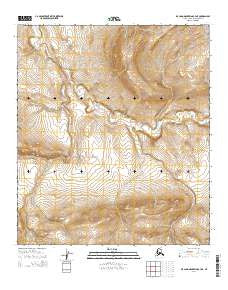 De Long Mountains C-4 NE Alaska Current topographic map, 1:25000 scale, 7.5 X 7.5 Minute, Year 2014