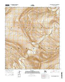 De Long Mountains D-2 NW Alaska Current topographic map, 1:25000 scale, 7.5 X 7.5 Minute, Year 2014