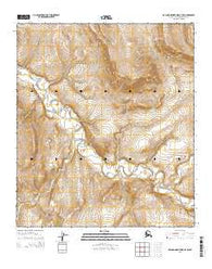 De Long Mountains D-4 SW Alaska Current topographic map, 1:25000 scale, 7.5 X 7.5 Minute, Year 2014