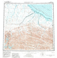 Demarcation Point Alaska Historical topographic map, 1:250000 scale, 1 X 3 Degree, Year 1955