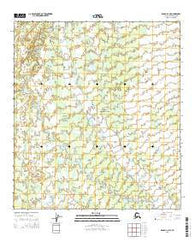 Denali C-4 NE Alaska Current topographic map, 1:25000 scale, 7.5 X 7.5 Minute, Year 2015