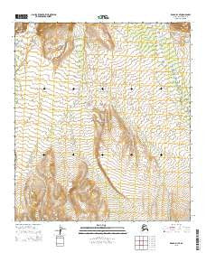 Denali D-1 SE Alaska Current topographic map, 1:25000 scale, 7.5 X 7.5 Minute, Year 2015