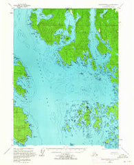 Dixon Entrance D-2 Alaska Historical topographic map, 1:63360 scale, 15 X 15 Minute, Year 1951