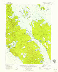 Dixon Entrance D-3 Alaska Historical topographic map, 1:63360 scale, 15 X 15 Minute, Year 1948