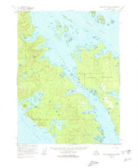 Dixon Entrance D-3 Alaska Historical topographic map, 1:63360 scale, 15 X 15 Minute, Year 1951