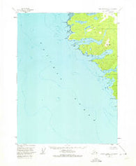 Dixon Entrance D-4 Alaska Historical topographic map, 1:63360 scale, 15 X 15 Minute, Year 1951