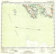 Dixon Entrance Alaska Historical topographic map, 1:250000 scale, 1 X 2 Degree, Year 1951
