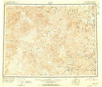 Eagle Alaska Historical topographic map, 1:250000 scale, 1 X 3 Degree, Year 1951