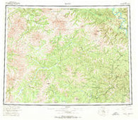 Eagle Alaska Historical topographic map, 1:250000 scale, 1 X 3 Degree, Year 1957