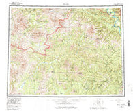 Eagle Alaska Historical topographic map, 1:250000 scale, 1 X 3 Degree, Year 1957