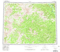 Eagle Alaska Historical topographic map, 1:250000 scale, 1 X 3 Degree, Year 1957