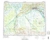 Fairbanks Alaska Historical topographic map, 1:250000 scale, 1 X 3 Degree, Year 1956