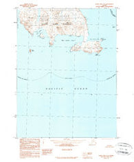 False Pass C-4 Alaska Historical topographic map, 1:63360 scale, 15 X 15 Minute, Year 1989