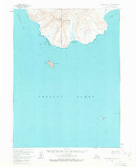 False Pass D-3 Alaska Historical topographic map, 1:63360 scale, 15 X 15 Minute, Year 1963