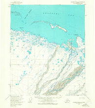 Flaxman Island A-4 Alaska Historical topographic map, 1:63360 scale, 15 X 15 Minute, Year 1955