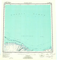 Flaxman Island Alaska Historical topographic map, 1:250000 scale, 1 X 3 Degree, Year 1955