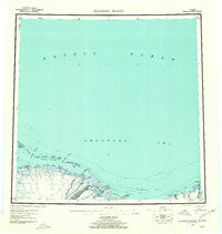 Flaxman Island Alaska Historical topographic map, 1:250000 scale, 1 X 3 Degree, Year 1955