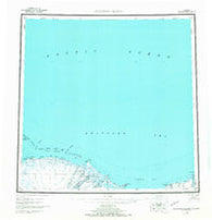 Flaxman Island Alaska Historical topographic map, 1:250000 scale, 1 X 3 Degree, Year 1955