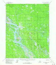 Fort Yukon B-2 Alaska Historical topographic map, 1:63360 scale, 15 X 15 Minute, Year 1956