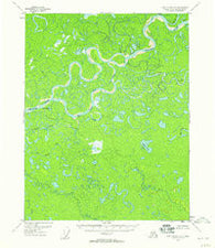 Fort Yukon C-2 Alaska Historical topographic map, 1:63360 scale, 15 X 15 Minute, Year 1952