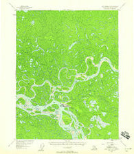Fort Yukon C-3 Alaska Historical topographic map, 1:63360 scale, 15 X 15 Minute, Year 1952
