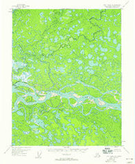 Fort Yukon C-4 Alaska Historical topographic map, 1:63360 scale, 15 X 15 Minute, Year 1952