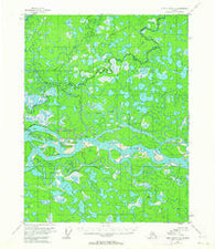 Fort Yukon C-4 Alaska Historical topographic map, 1:63360 scale, 15 X 15 Minute, Year 1956
