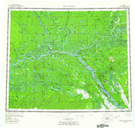 Fort Yukon Alaska Historical topographic map, 1:250000 scale, 1 X 3 Degree, Year 1956