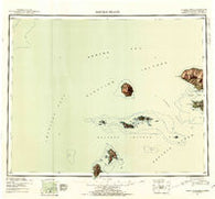 Gareloi Island Alaska Historical topographic map, 1:250000 scale, 1 X 2 Degree, Year 1951