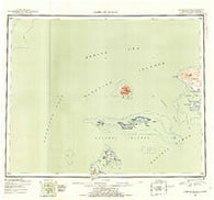 Gareloi Island Alaska Historical topographic map, 1:250000 scale, 1 X 2 Degree, Year 1951