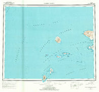 Gareloi Island Alaska Historical topographic map, 1:250000 scale, 1 X 2 Degree, Year 1954