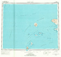 Gareloi Island Alaska Historical topographic map, 1:250000 scale, 1 X 2 Degree, Year 1954