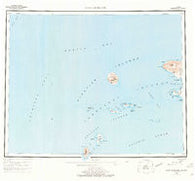 Gareloi Island Alaska Historical topographic map, 1:250000 scale, 1 X 2 Degree, Year 1954