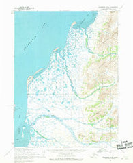 Goodnews B-8 Alaska Historical topographic map, 1:63360 scale, 15 X 15 Minute, Year 1954